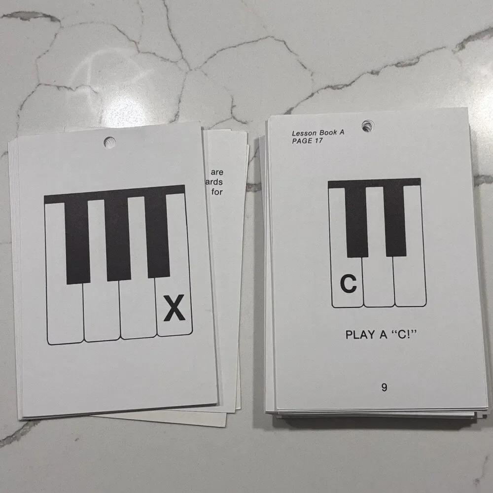 Alfred's Basic Piano Prep Course: Flash Cards Levels A & B Open Package EUC!